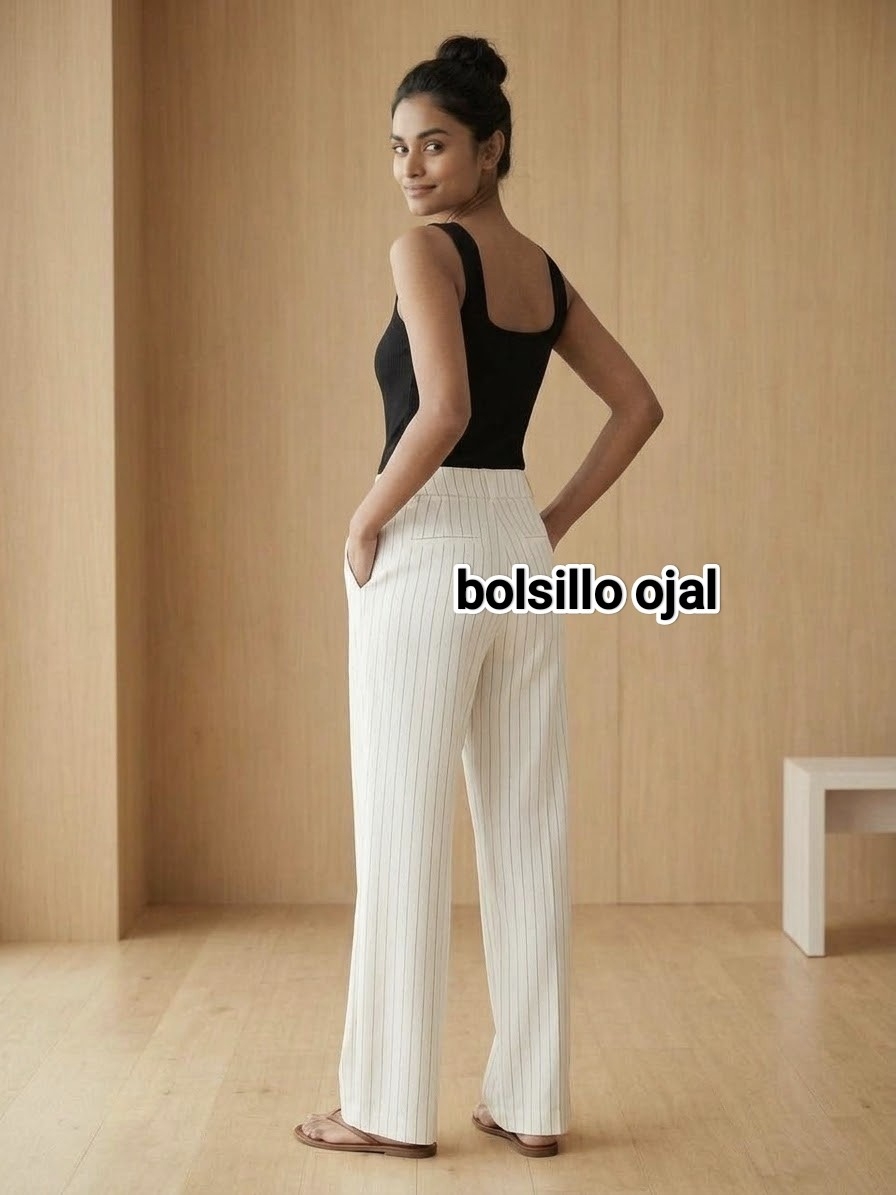 Pantalón Sastrero Rayado - Imagen 3