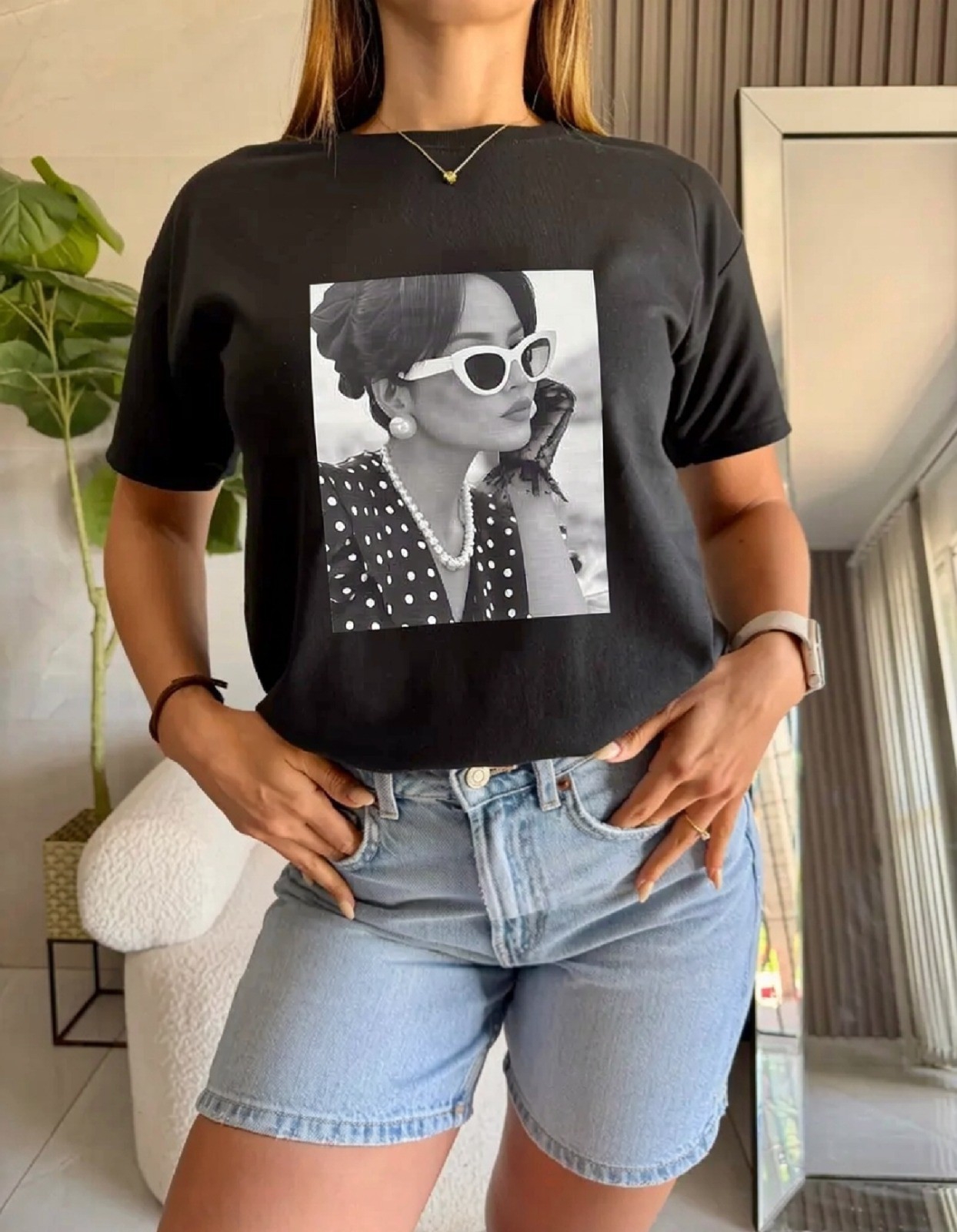 Remera Dama Sotiscada Algodón - Imagen 2