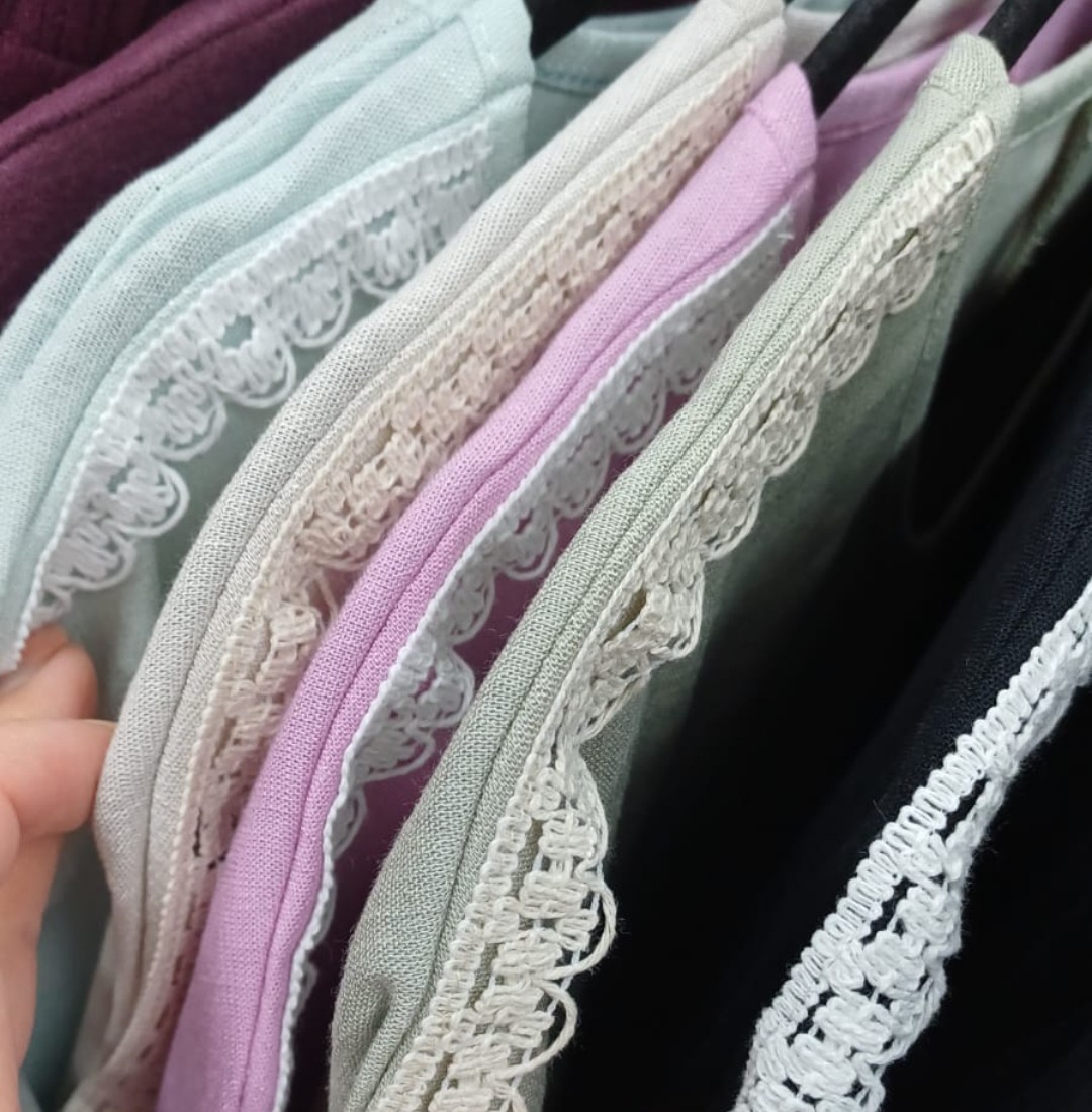Blusa Lino Puntilla - Imagen 2