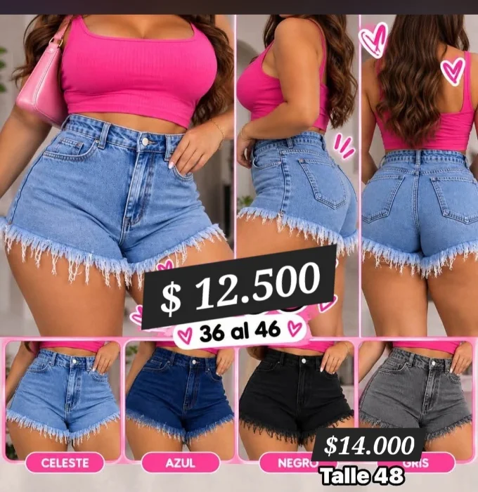 Short Jeans  Elastizado