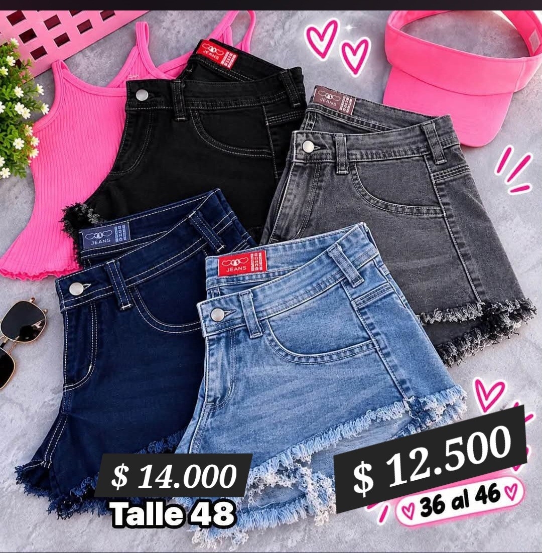 Short Jeans  Elastizado - Imagen 2