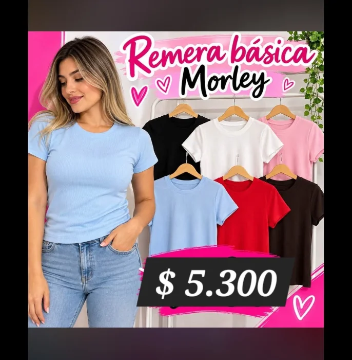 Remera Basica Morley
