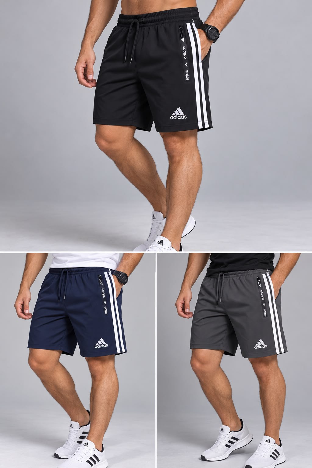 Shorts Tendencia Hombre Bordado - Imagen 4