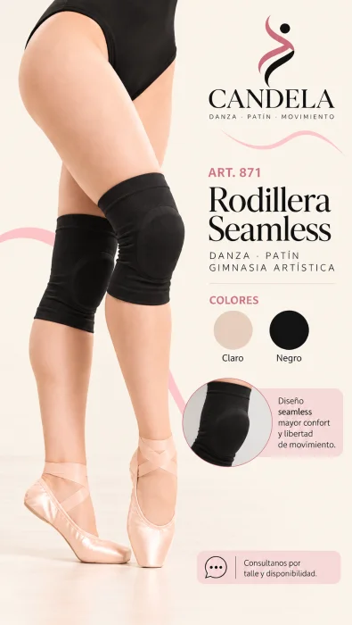 Rodilleras Seamless. Art. 871 Ni-bel