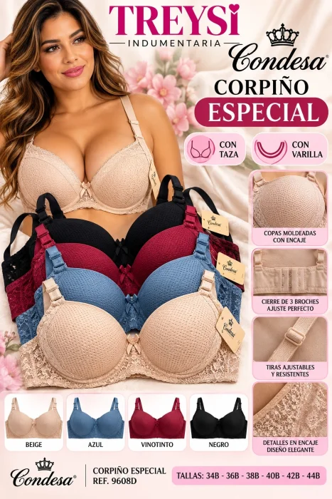 Corpiño de Dama Especiales Condesa Importado