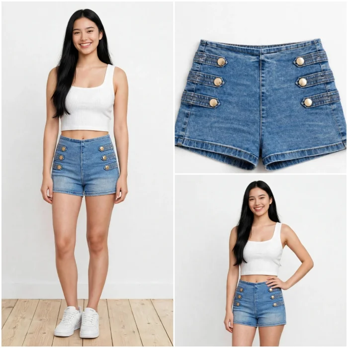 Short Jean Elastizado Napo/ Diseño Tendencia