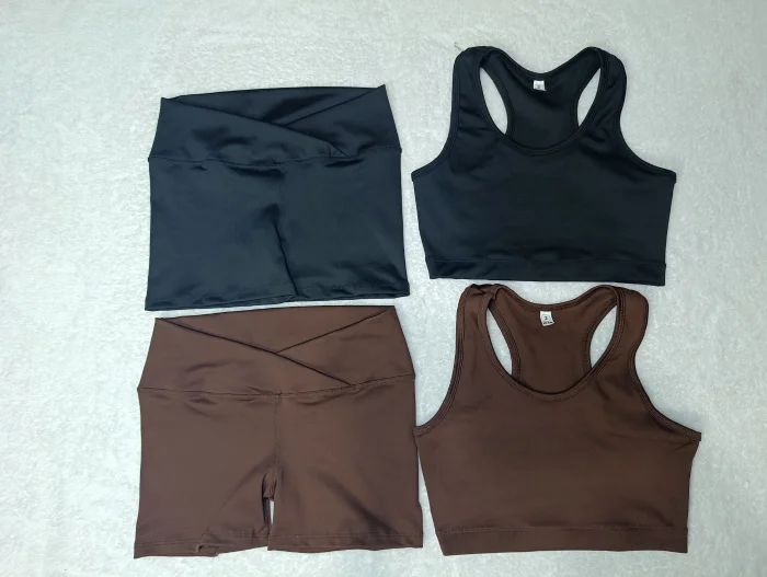 Top y Shorts Cintura Cruzada