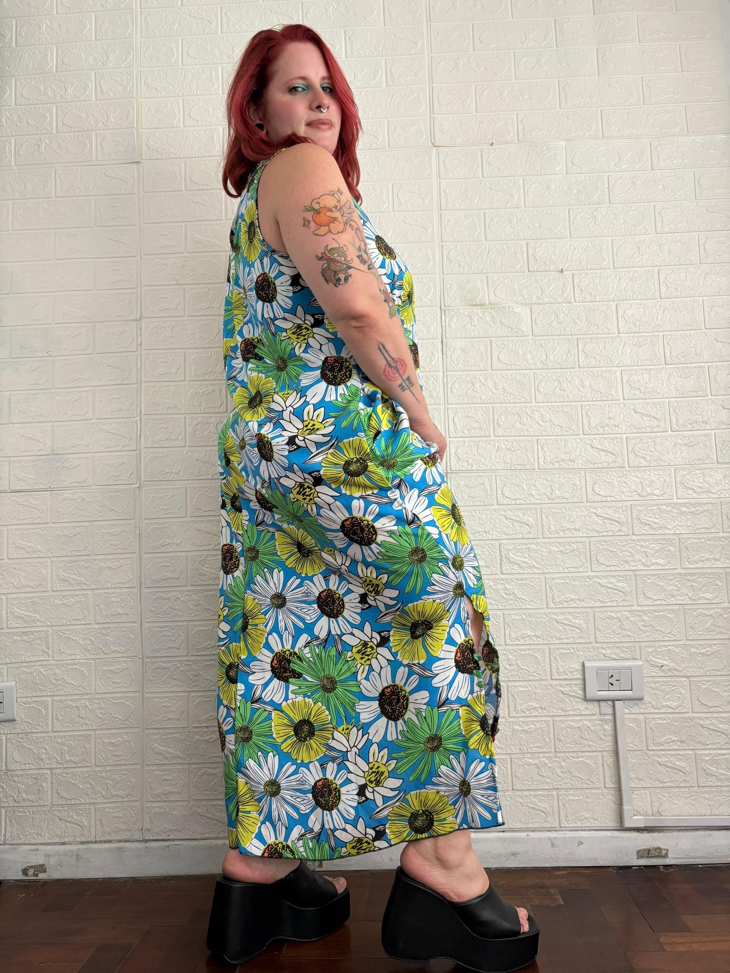 Vestido Largo de Fibrana Poplin Bellisimo - Imagen 2