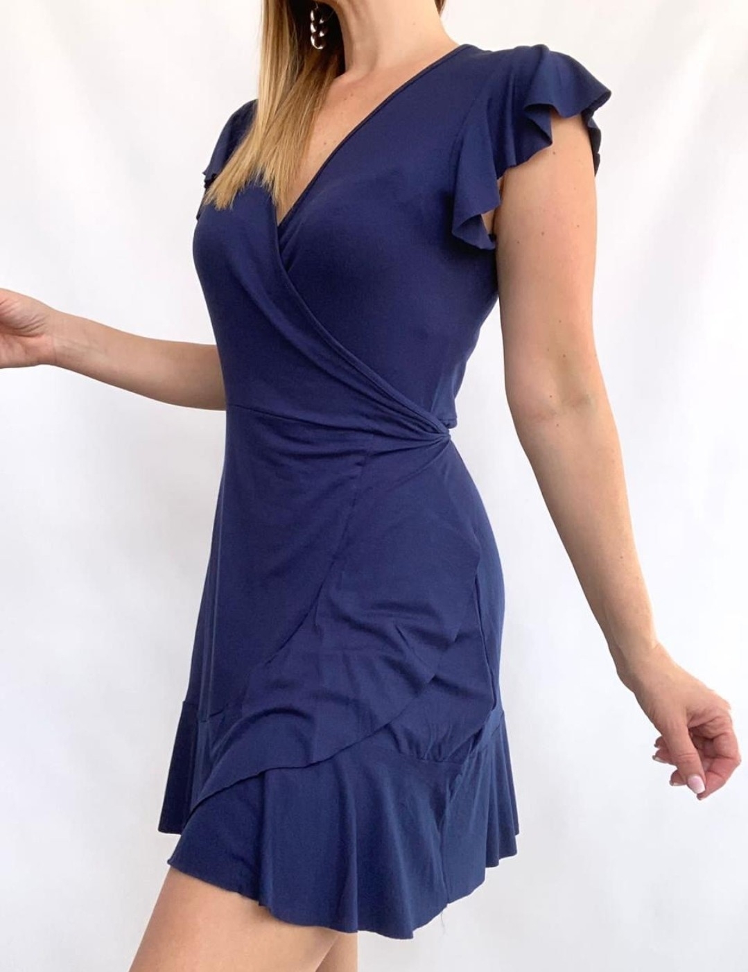 Vestido Cruzado Modal - Imagen 2