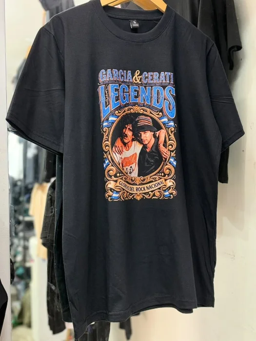 Remeras Charly y Gustavo Cerati