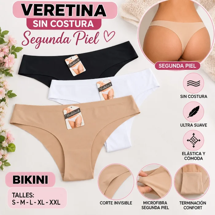 Veretina sin Costura de Dama Importado
