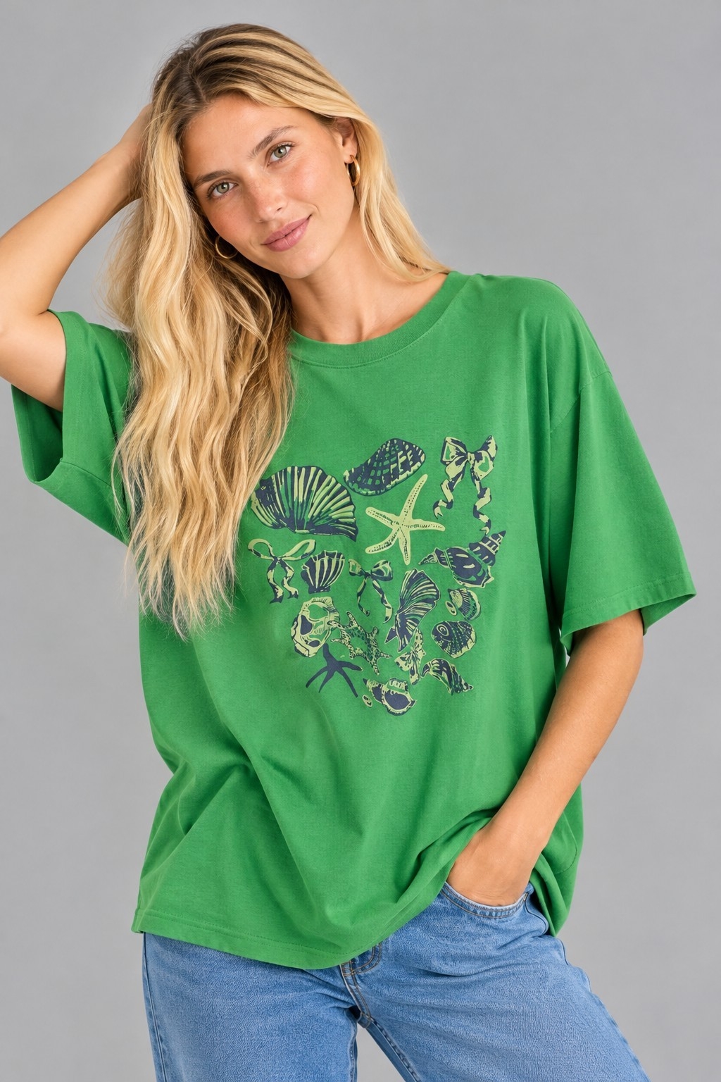Remeron Oversize Fondo Mar - Imagen 2