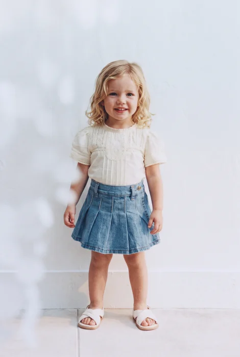 Short Pollera Tableado