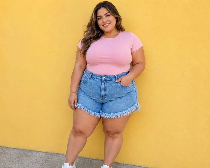 Shorts Especial Playero Tiro Alto con Bolsillos Adelante