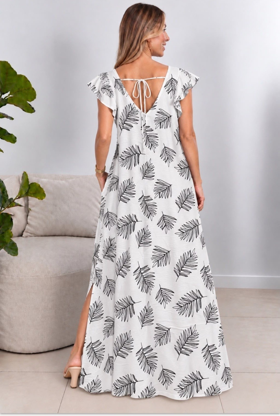 Maxi Vestido de Lino  Abarca 6 Y7 por Pedido - Imagen 4