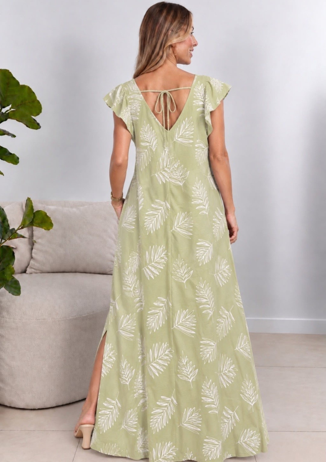 Maxi Vestido de Lino  Abarca 6 Y7 por Pedido - Imagen 5