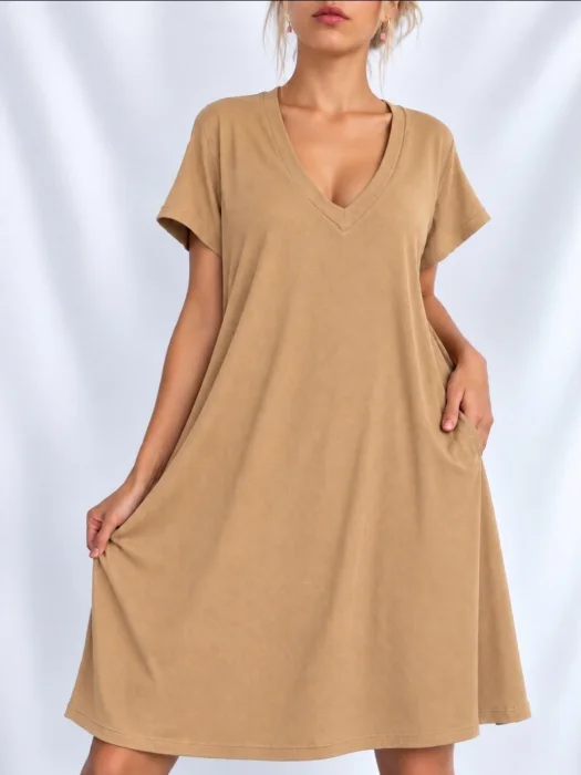 Vestido  de Viscosa Morley Abarca un Talle 7  por Pedido