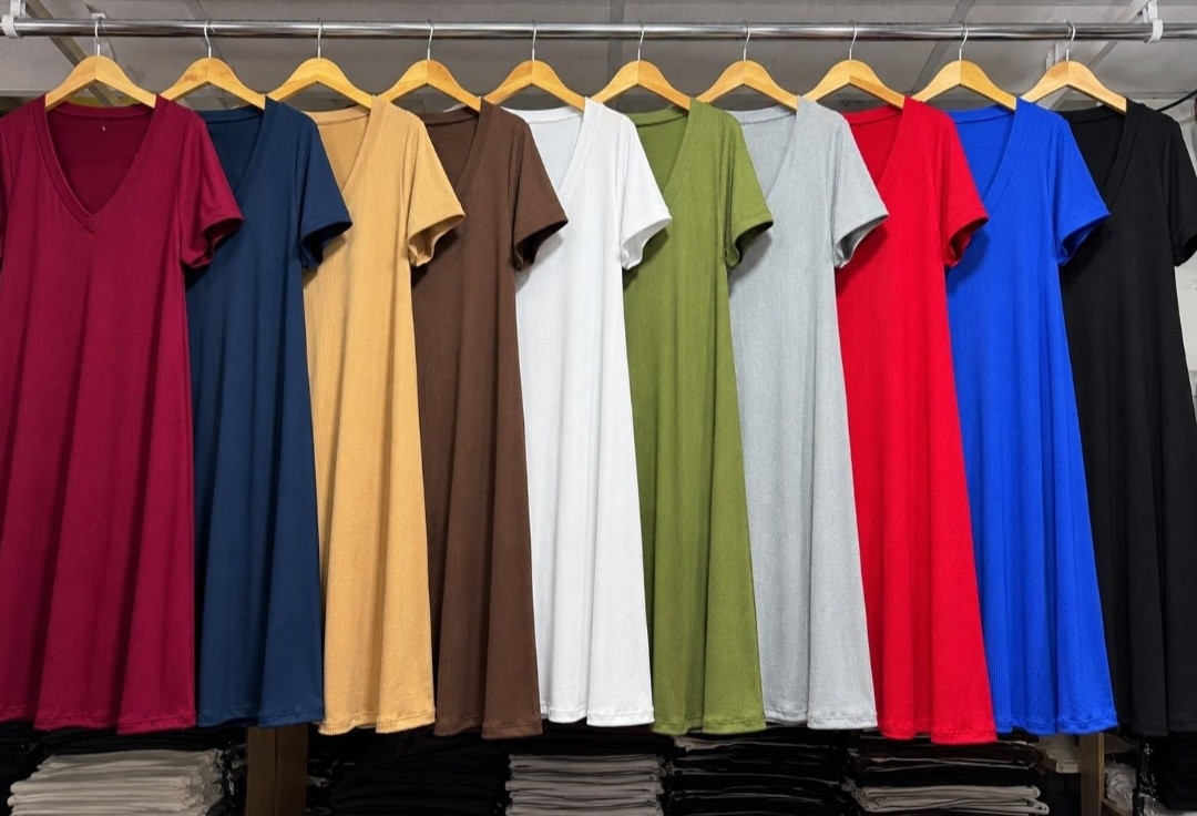 Vestido  de Viscosa Morley Abarca un Talle 7  por Pedido - Imagen 2