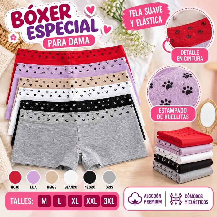 Boxser de Dama Especial  Algodón