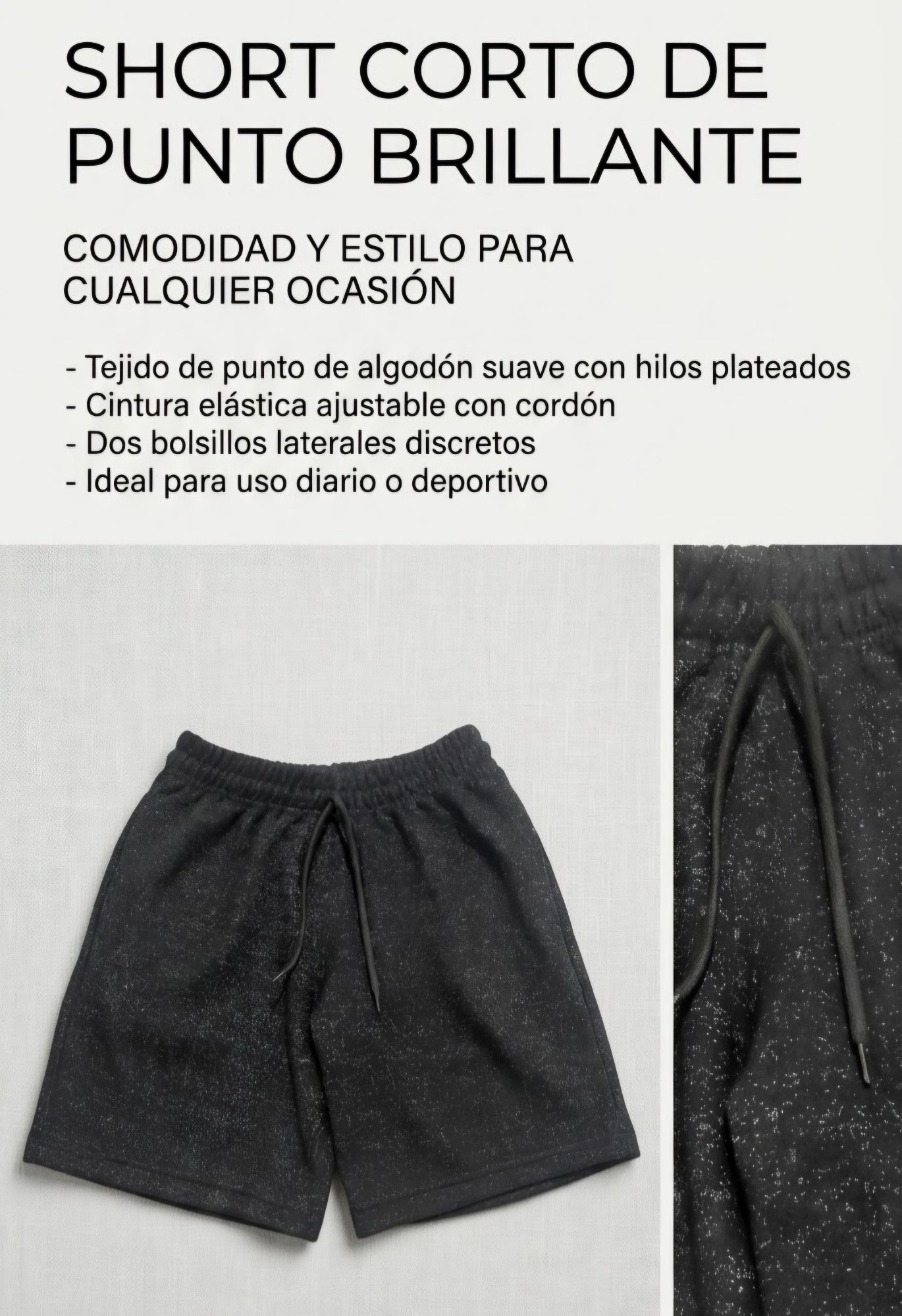 Bermuda Rustico Peinado Pesado - Imagen 2