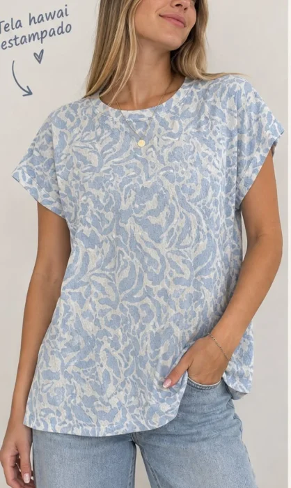 Remera de Hawai Estampado