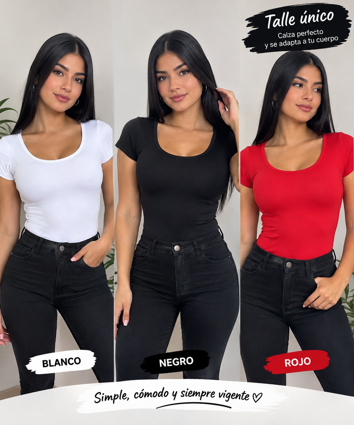 Body Talle Unico de Morley Rib - Imagen 2