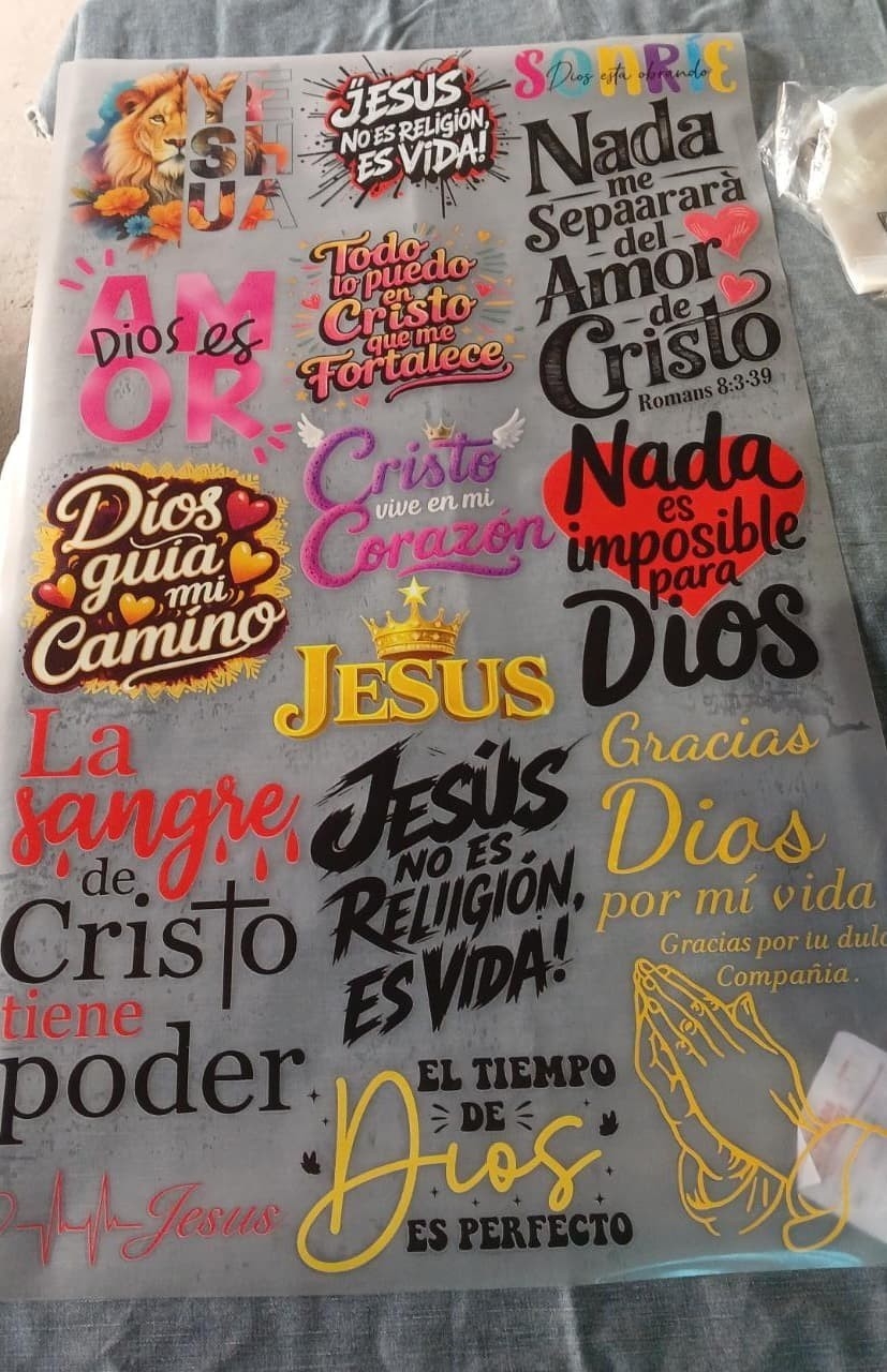 Dtf para Planchar en Casa con Cualquier Plancha Cristianos - Imagen 6