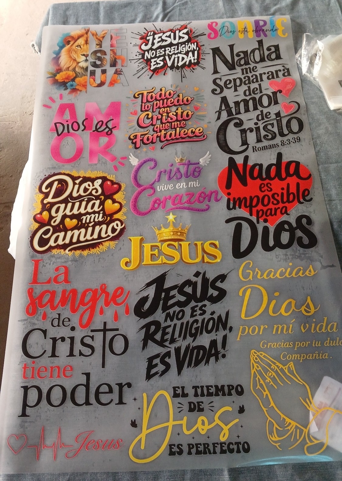 Dtf para Planchar en Casa con Cualquier Plancha Cristianos - Imagen 7