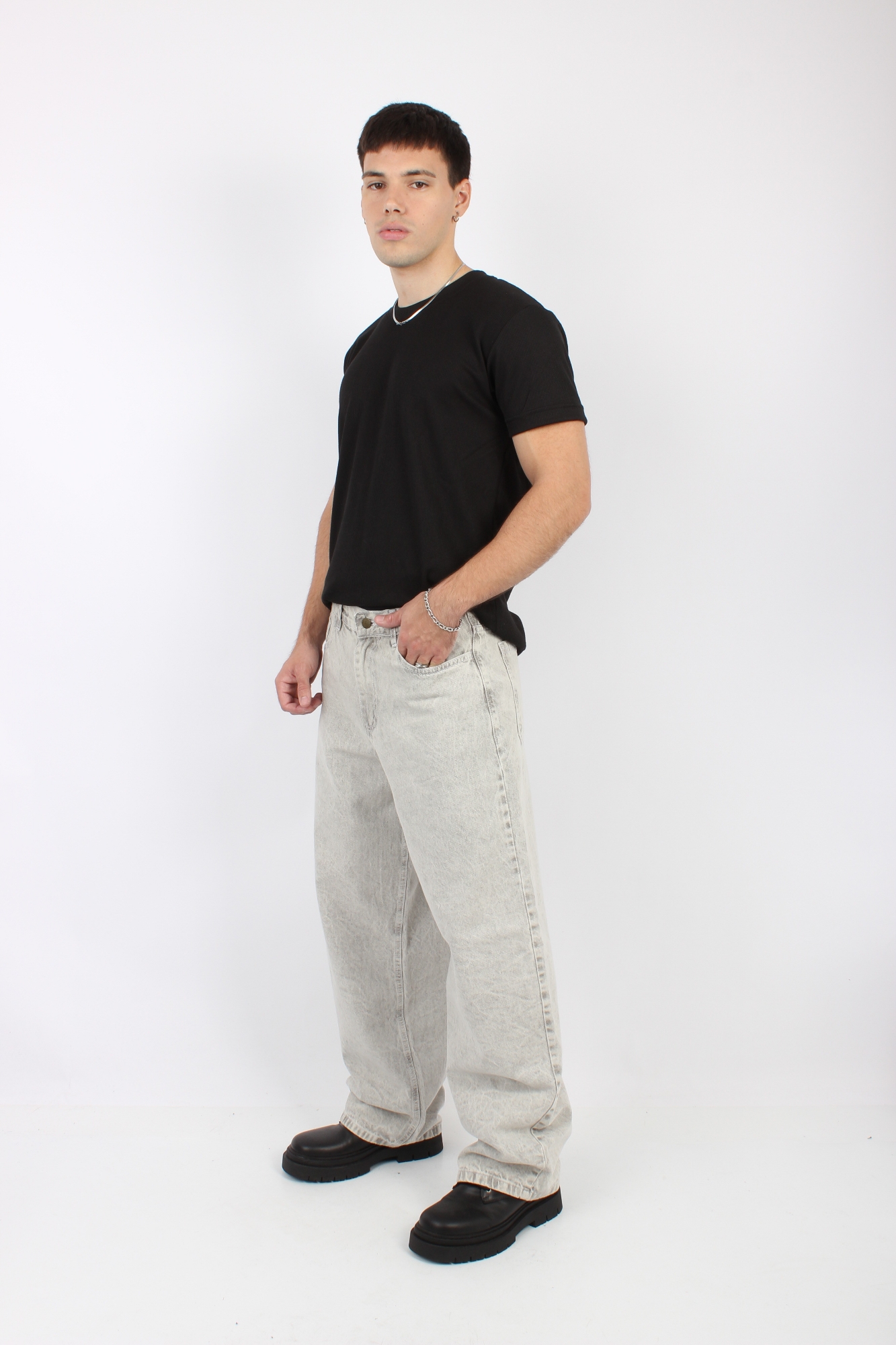 Baggy Gris Clarito - Imagen 2