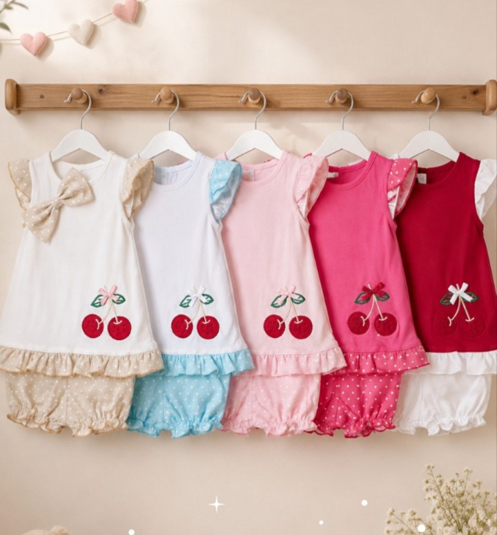 Conjunto Vestido Algodón Bombachudo - Imagen 2
