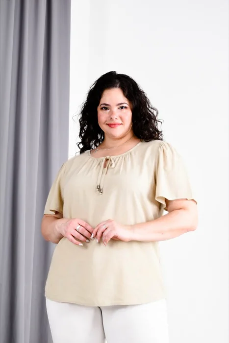 Blusa Especial en Fibrana Poplin Lisos
