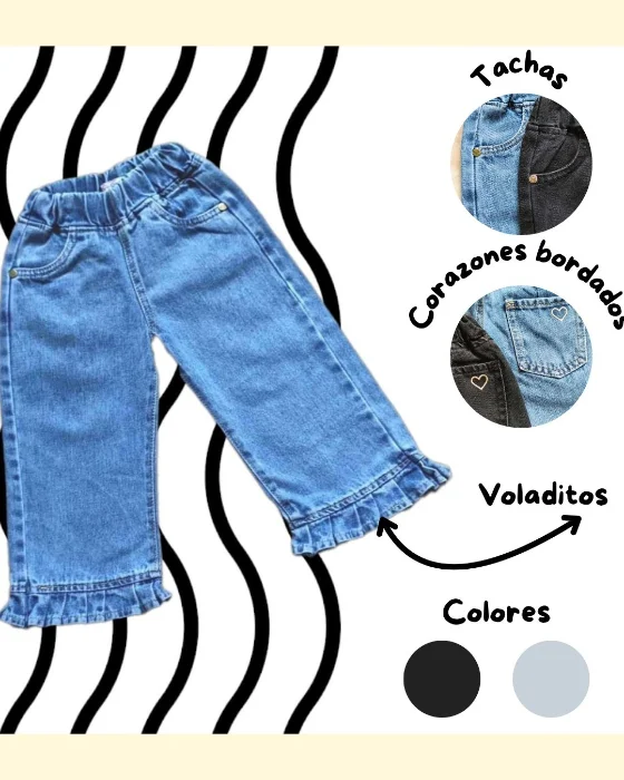 Pantalón Jeans Maxi Beba Online