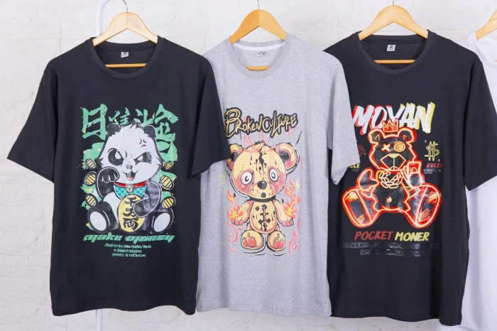 Remeras de Jersey Algodón