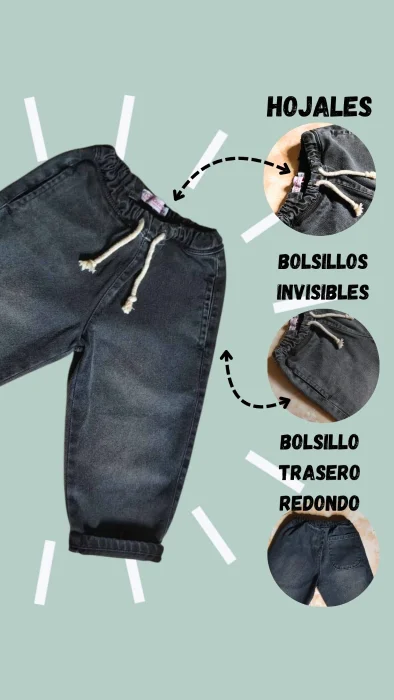 Online Baggy Jean con Ojal