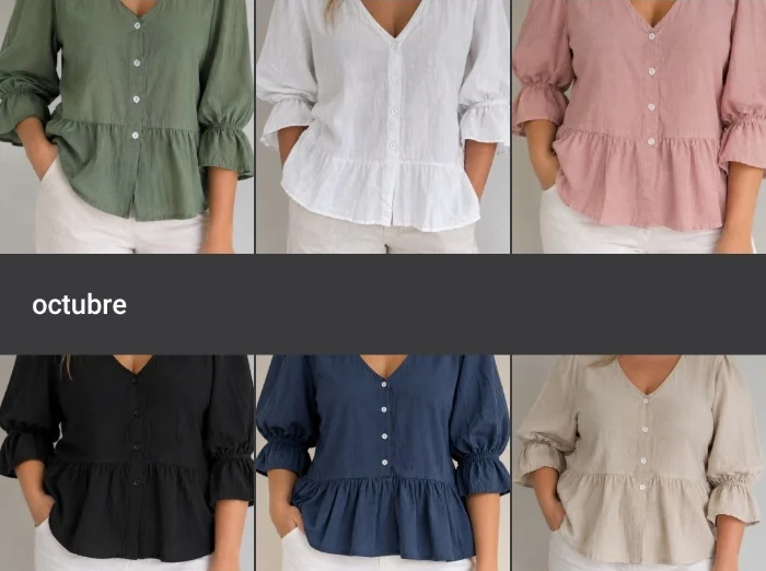 Blusa de Lino 

talle 4-5-6