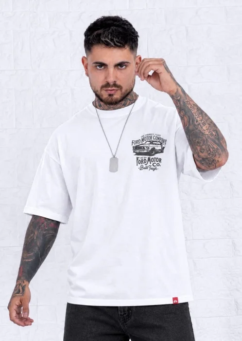 Oversize  Algodón Solo Blanco
