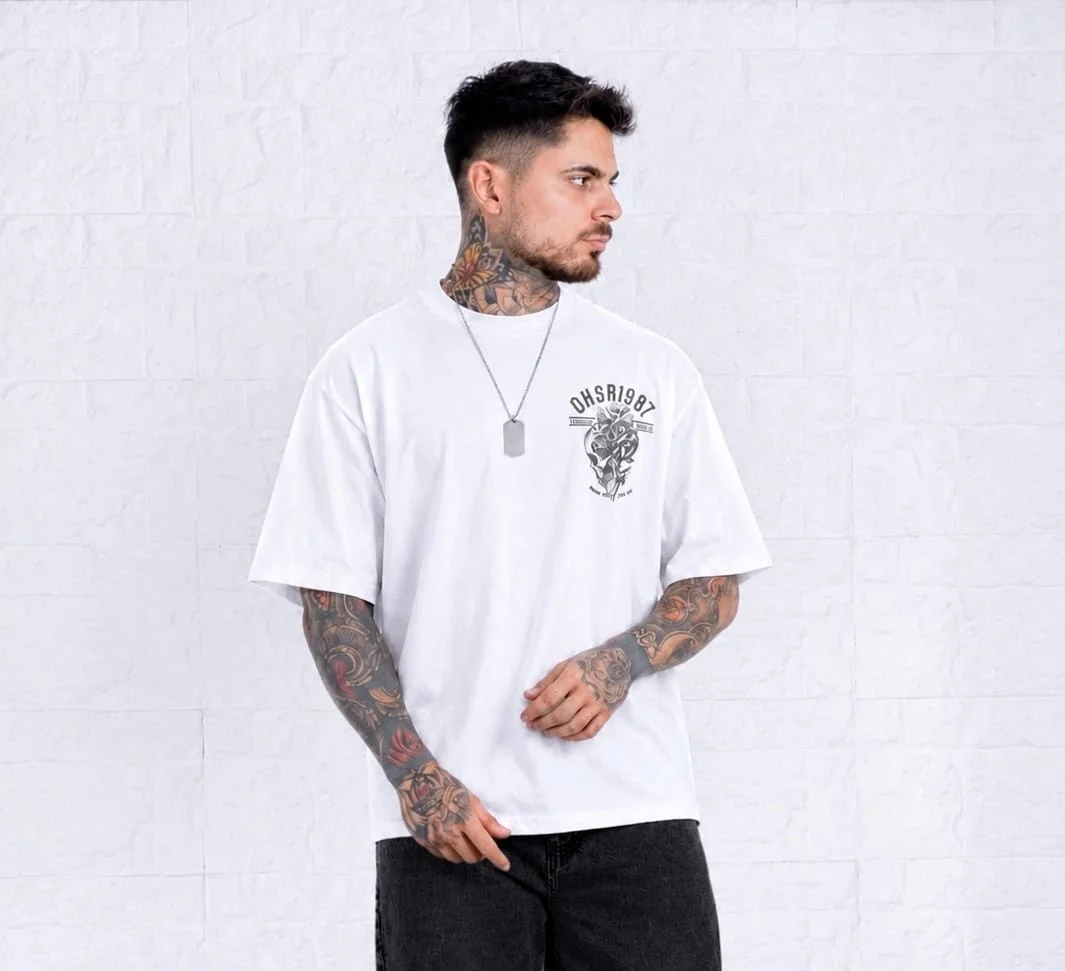 Oversize Algodón Solo Blanco - Imagen 6