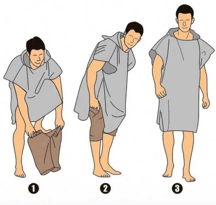 Poncho Cambiador Playero