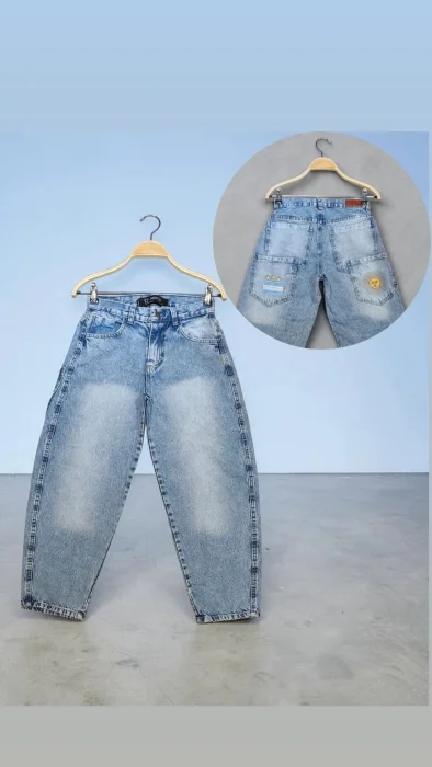 Baggy Celeste Bordado Teens