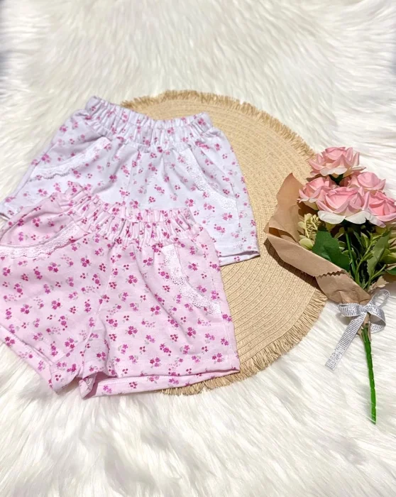 Shorts de Beba de Algodón