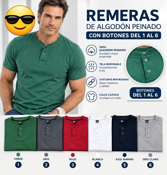 Remeras con Botones