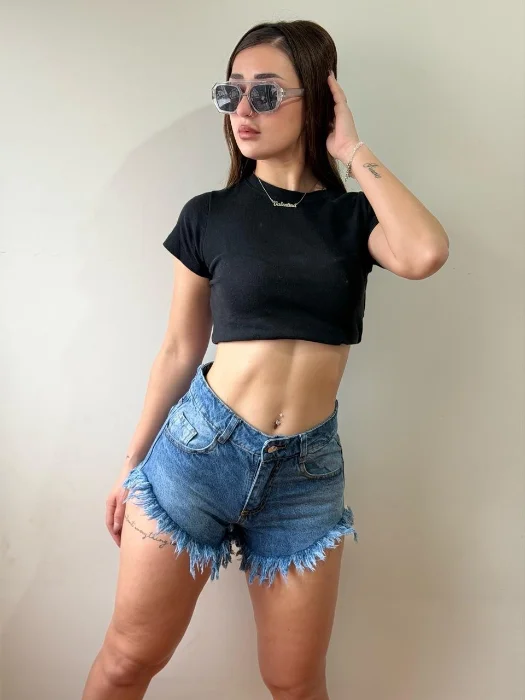 Short Playero Azul