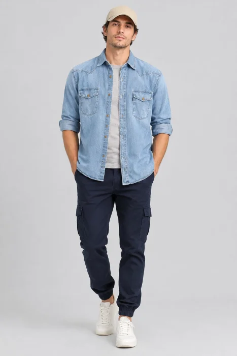 Camisa Jeans Rigido