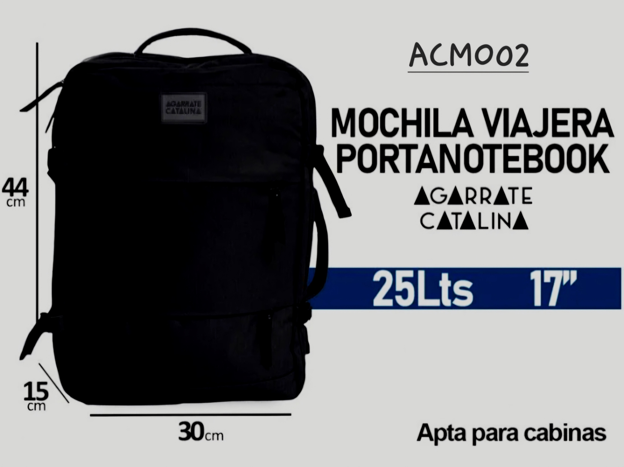 Mochila Tipo Carry On Agárrate Catalina - Imagen 3