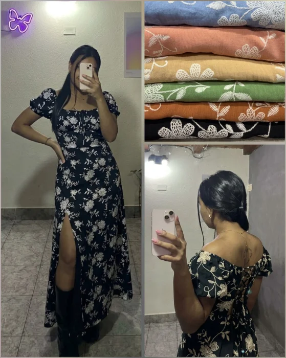 Vestido Corset Largo Verano Estampado