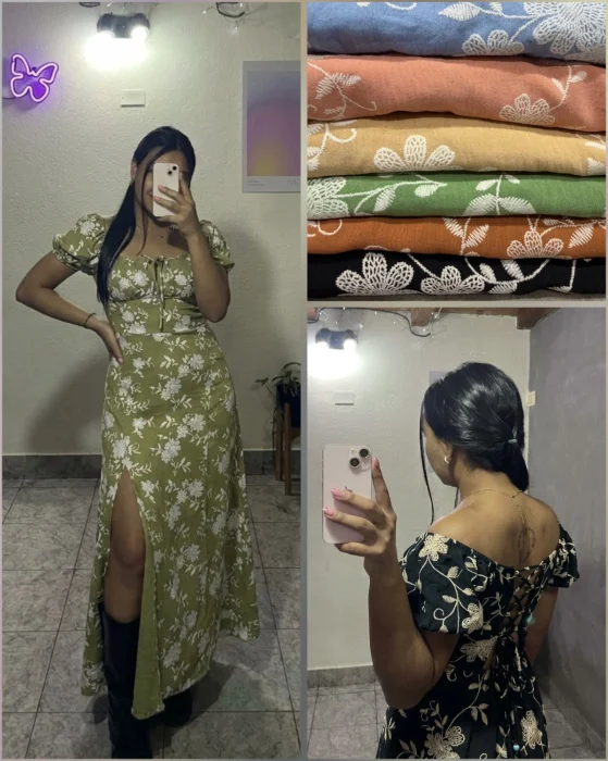 Vestido Largo Verano Dama