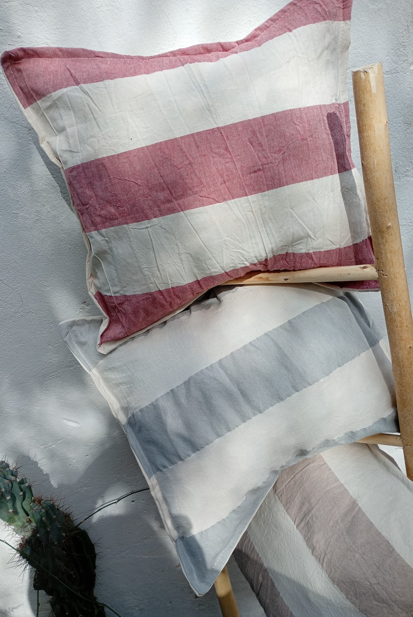 Almohadon Tusor Ralla Ancha 40 X 40 - Imagen 2