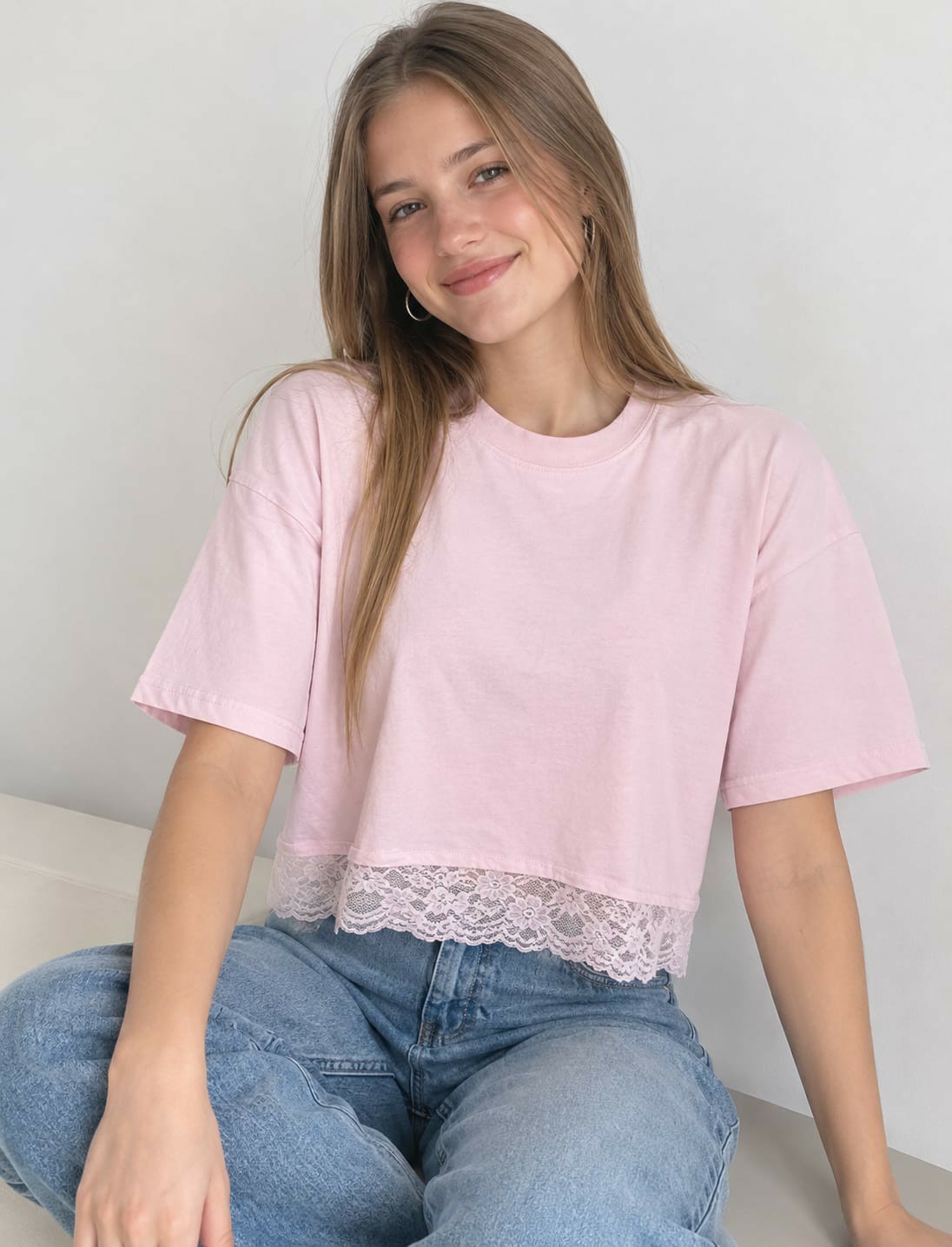 Remera con Encaje - Imagen 3