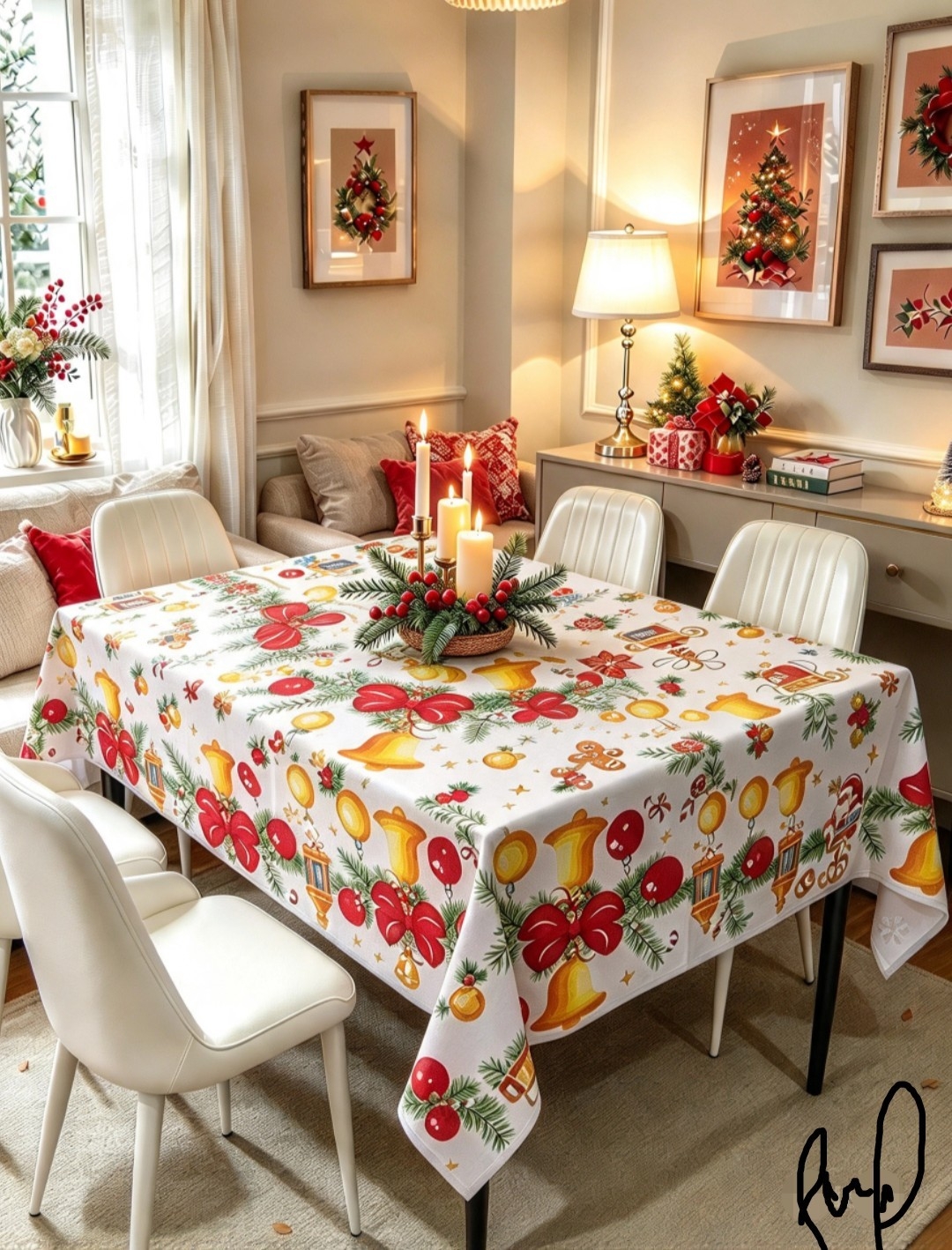 Mantel Navideño Tropical Mecánico - Imagen 2