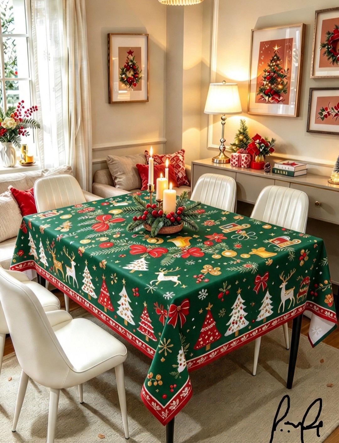 Mantel Navideño Tropical Mecánico - Imagen 4